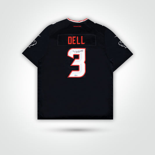 Tank Dell Signed Texans Nike Game Jersey - The Real Autograph