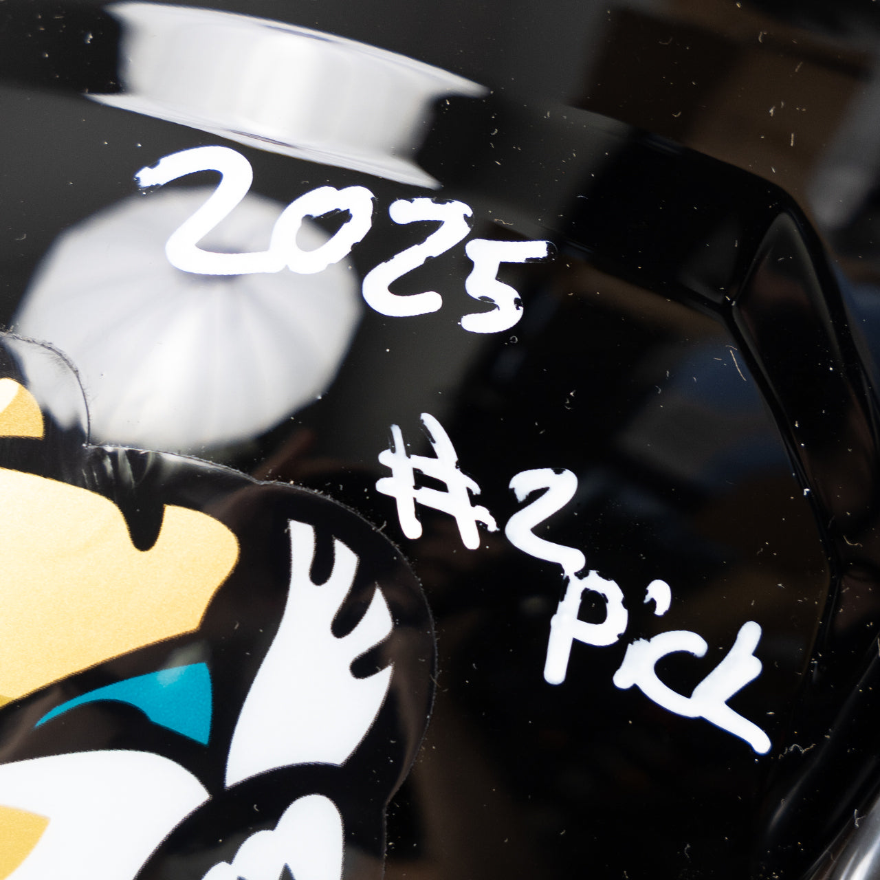 Travis Hunter Signed Jaguars Speed Full Size Authentic Helmet Inscribed "2025 #2 Pick"