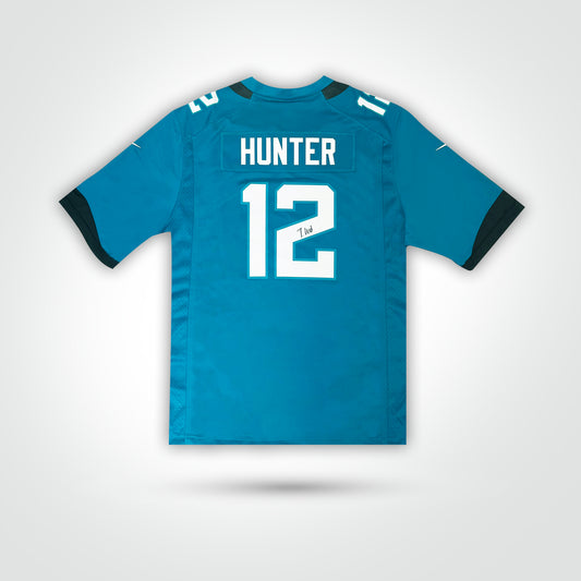 Travis Hunter Signed Jaguars Nike Game Jersey - The Real Autograph