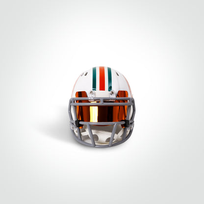 Tyreek Hill Signed Dolphins Throwback Speed Mini Helmet