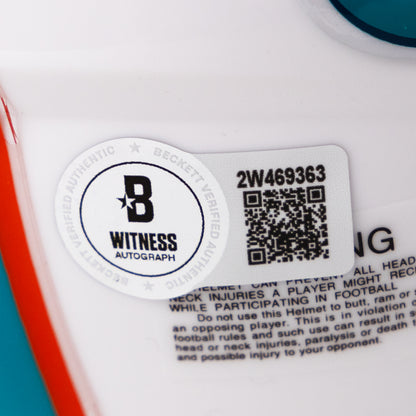 Tyreek Hill Signed Dolphins Speed Mini Helmet
