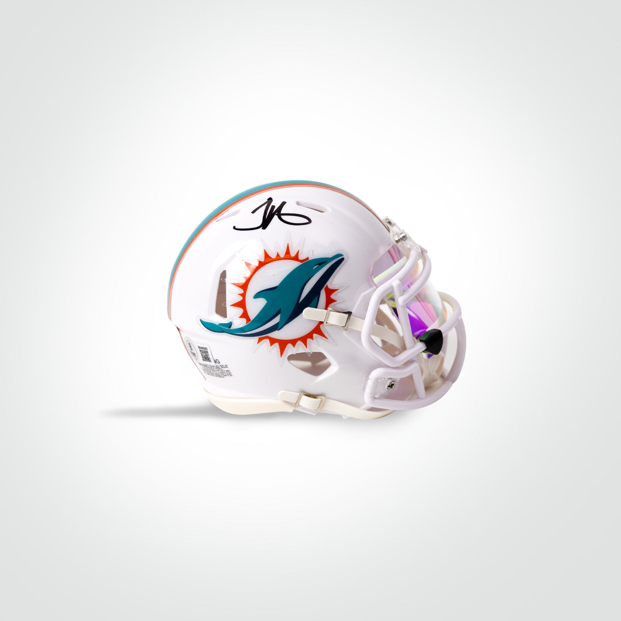 Tyreek Hill Signed Dolphins Speed Mini Helmet