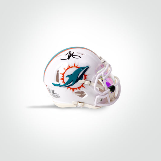 Tyreek Hill Signed Dolphins Speed Mini Helmet