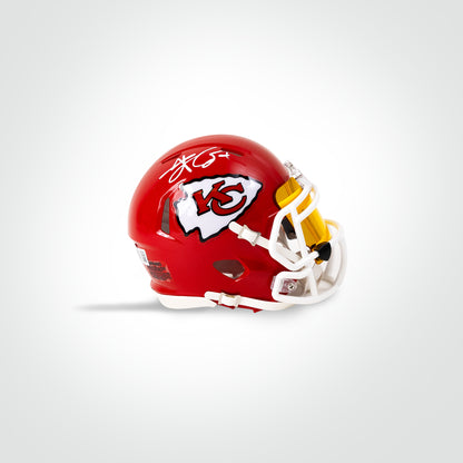 Travis Kelce Signed Chief Speed Mini Helmet