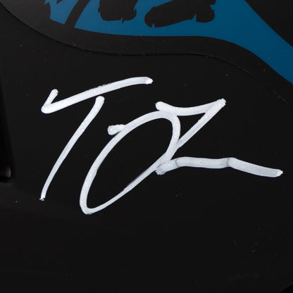 Trevor Lawrence & Travis Etienne Dual Signed Jaguars Eclipse Full Size Authentic Helmet