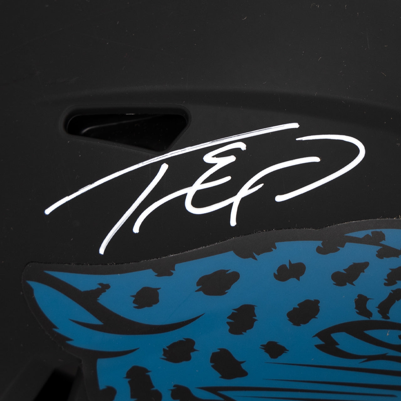 Trevor Lawrence & Travis Etienne Dual Signed Jaguars Eclipse Full Size Authentic Helmet