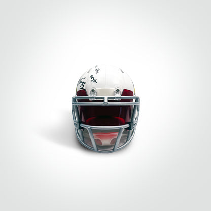 Trey McBride Signed Cardinals Speed Mini Helmet Inscribed "Protect the Nest" - The Real Autograph
