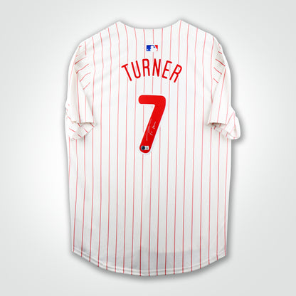 Trea Turner Signed Phillies Nike Jersey