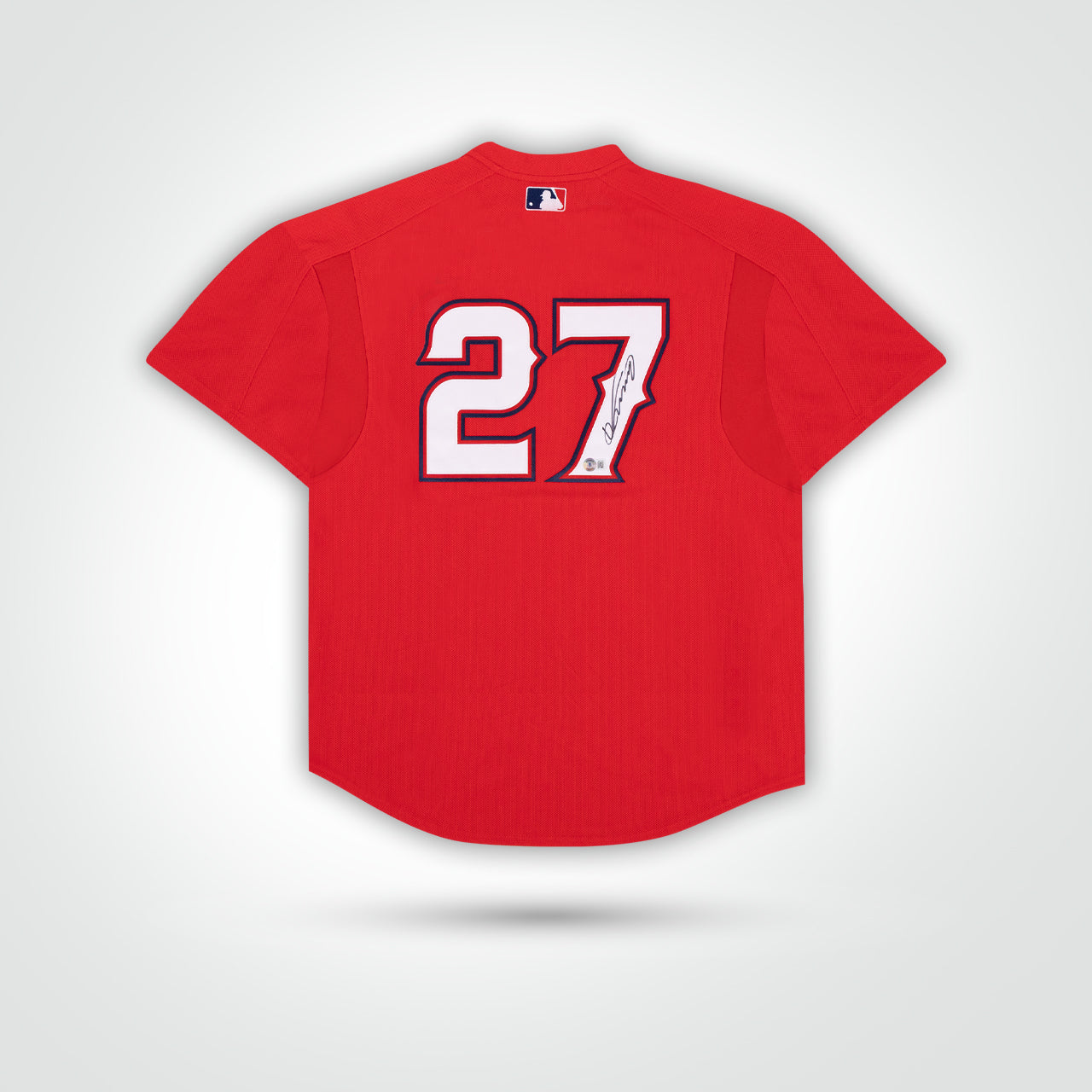 Vladimir Guerrero Sr Signed Angels Cooperstown Mitchell and Ness Authentic Jersey - The Real Autograph