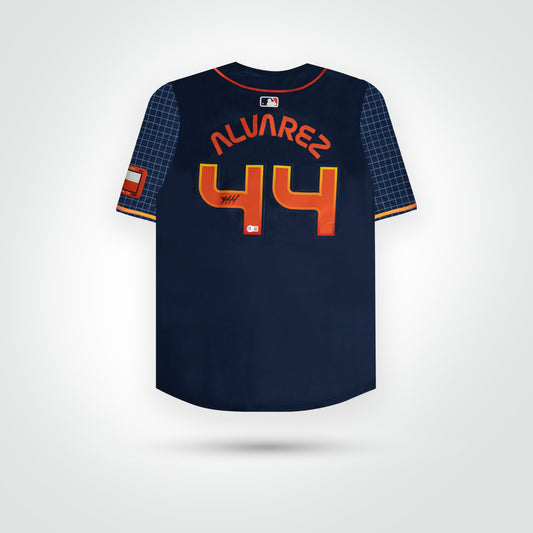 Yordan Alvarez Signed Astros City Connect Nike Jersey