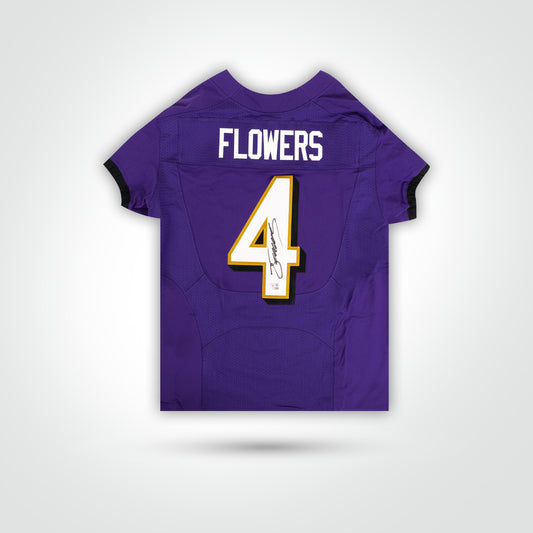 Zay Flowers Signed Ravens Nike Elite Jersey - The Real Autograph