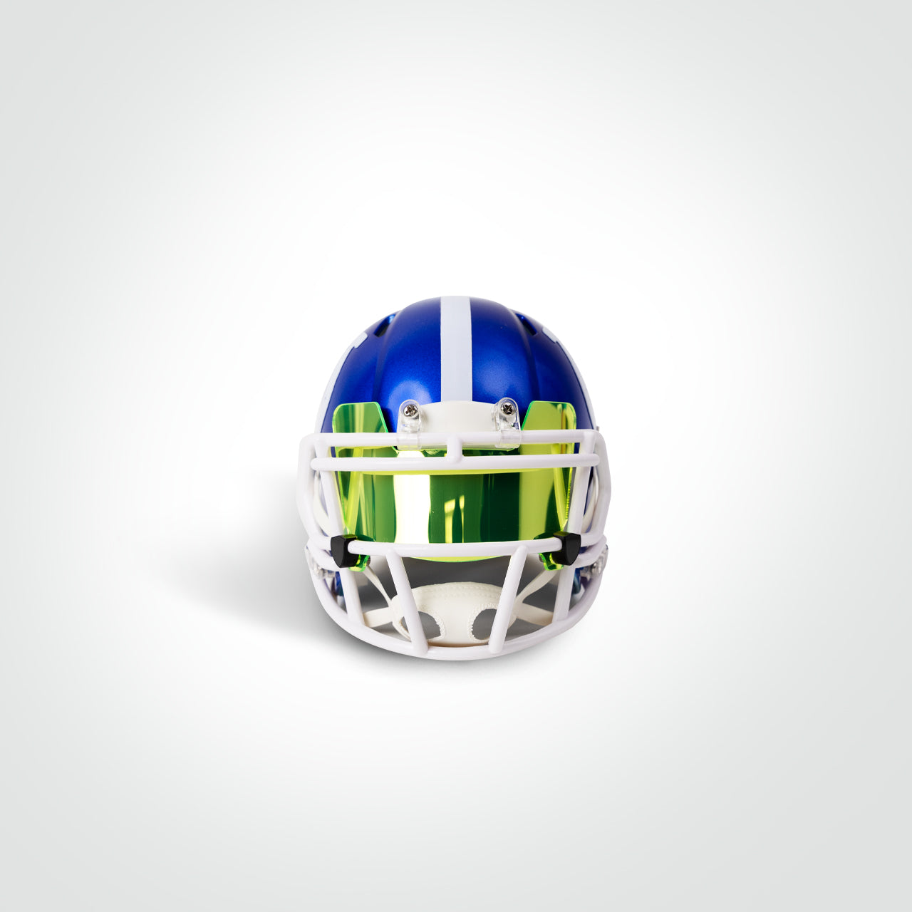 Zaire Franklin Signed Colts Flash Mini Helmet Inscribed "For the Shoe"