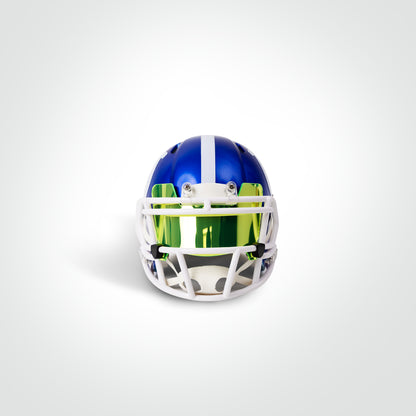 Zaire Franklin Signed Colts Flash Mini Helmet Inscribed "For the Shoe"