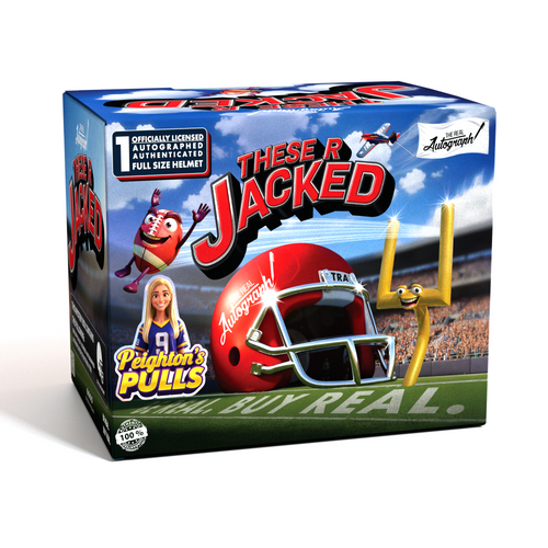 These R Jacked Football Full-Size Helmet Mystery Box